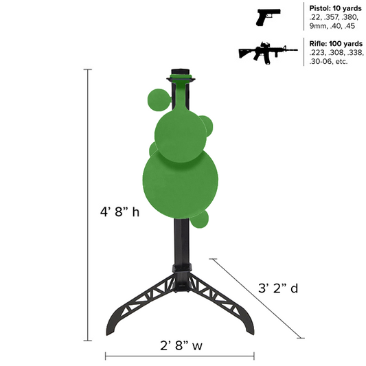 Legion Dueling Tree and Linear Double Gong Kit 18" 12"