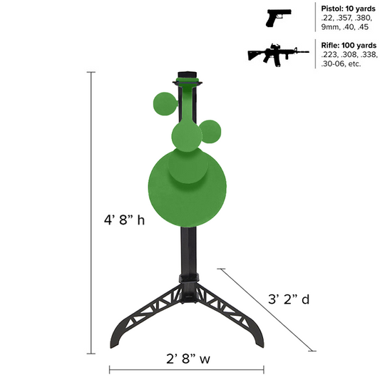Legion Dueling Tree and Linear Triple Gong Kit 18" 8" 6"