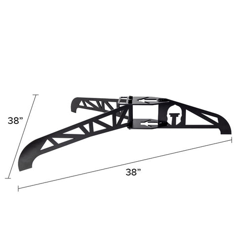 HDSteelTargets AR500 T-Post Target Stand Holders - Set Of 4, Made In USA
