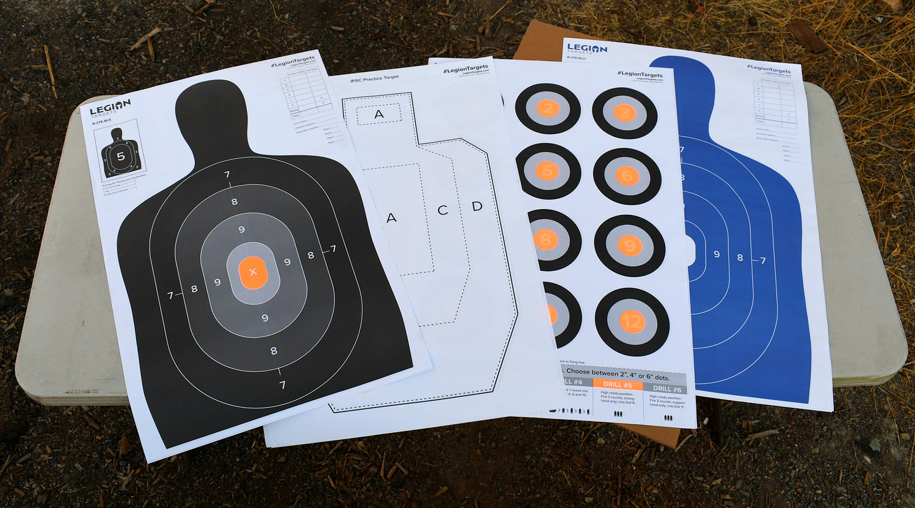 Zeroing Paper R4a3 Competitive Shooting Paper Precision Shooting Targets - Dual-Sided ...