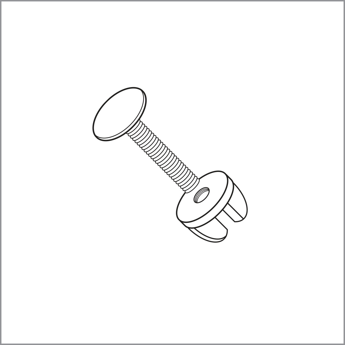 Quick-Snap Tool-less T-Backer Hanger Clip (50 Pack)