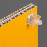 Quick-Snap Tool-less T-Backer Hanger Clip (50 Pack)