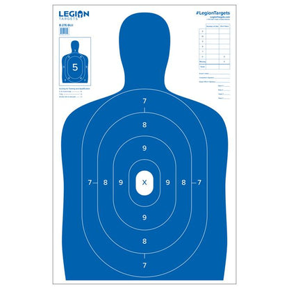 Legion Cross Target Stand Bundle (2 Stands, 25x DOT-12, 25x B27E-BLU, 25x B27-BLK, and 25x IPSC Paper Targets)