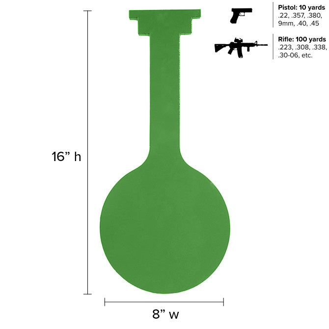 8" Legion Gong 3/8" AR500