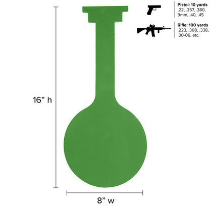 8" Legion Gong 3/8" AR500